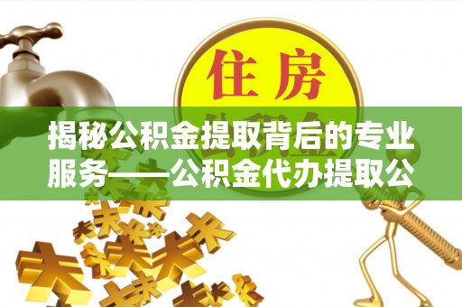 大姚揭秘公积金提取背后的专业服务——公积金代办提取公司的角色与价值