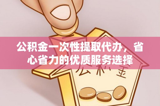 大姚公积金一次性提取代办，省心省力的优质服务选择