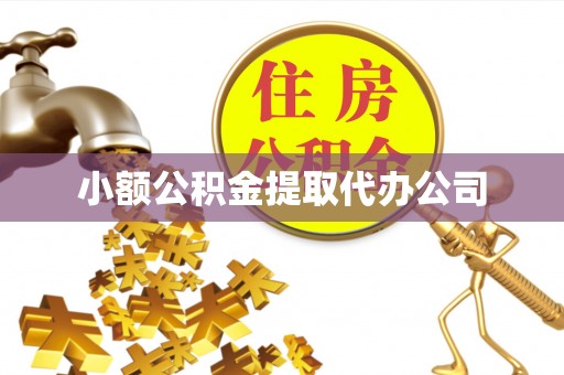 大姚小额公积金提取代办公司