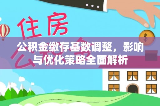 大姚公积金缴存基数调整，影响与优化策略全面解析