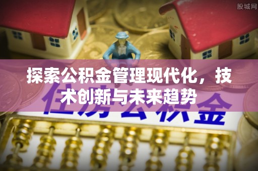 大姚探索公积金管理现代化，技术创新与未来趋势