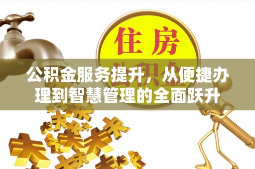 大姚公积金服务提升，从便捷办理到智慧管理的全面跃升