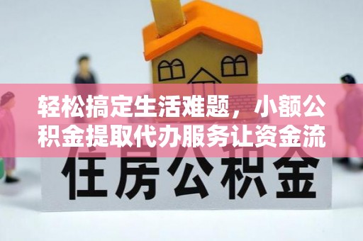 大姚轻松搞定生活难题，小额公积金提取代办服务让资金流转更便捷