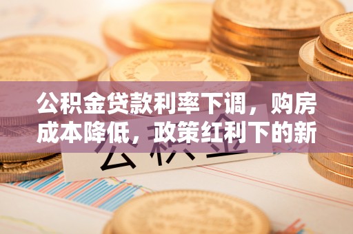 大姚公积金贷款利率下调，购房成本降低，政策红利下的新机遇