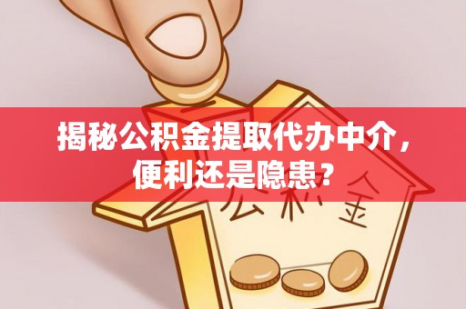 大姚揭秘公积金提取代办中介，便利还是隐患？