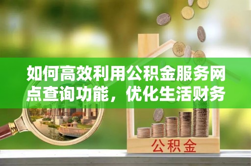 大姚如何高效利用公积金服务网点查询功能，优化生活财务管理