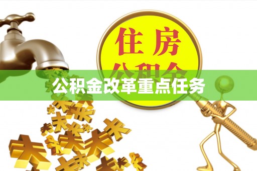 大姚公积金改革重点任务