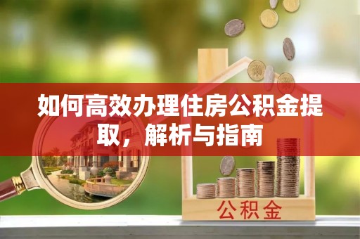 大姚如何高效办理住房公积金提取，解析与指南