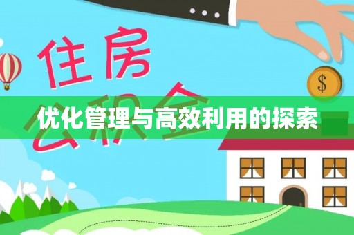 大姚优化管理与高效利用的探索