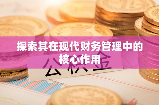 大姚探索其在现代财务管理中的核心作用