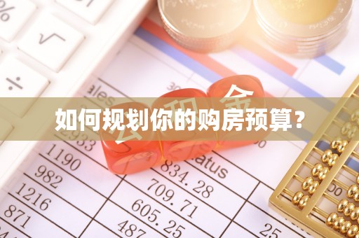 大姚如何规划你的购房预算？