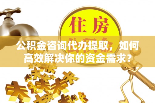大姚公积金咨询代办提取，如何高效解决你的资金需求？