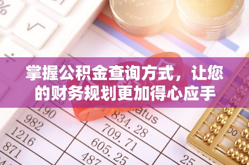 大姚掌握公积金查询方式，让您的财务规划更加得心应手