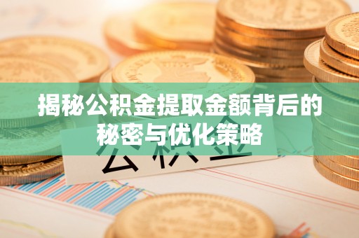 大姚揭秘公积金提取金额背后的秘密与优化策略