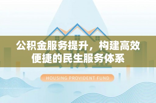 大姚公积金服务提升，构建高效便捷的民生服务体系