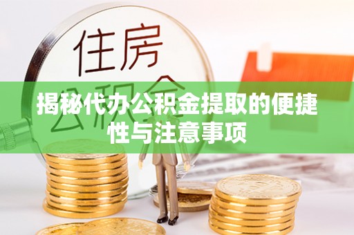 大姚揭秘代办公积金提取的便捷性与注意事项