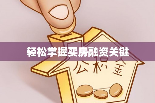 大姚轻松掌握买房融资关键