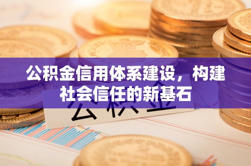 大姚公积金信用体系建设，构建社会信任的新基石