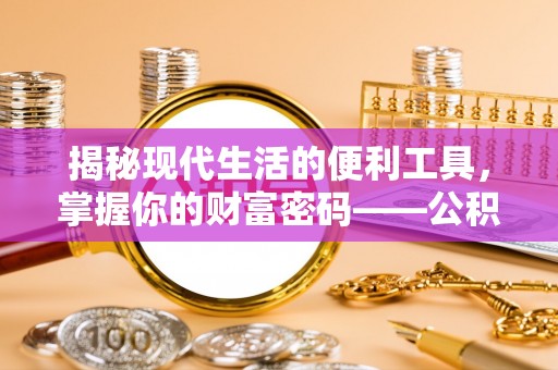 大姚揭秘现代生活的便利工具，掌握你的财富密码——公积金查询方式