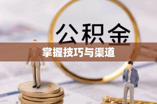 大姚掌握技巧与渠道