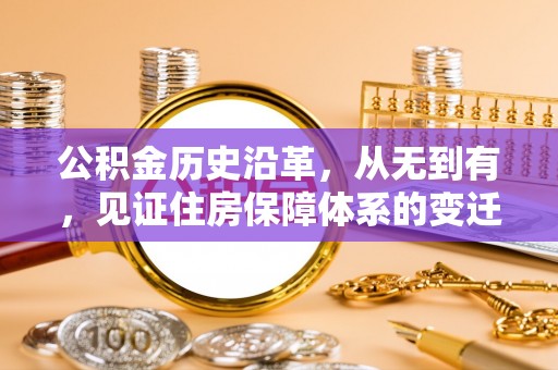 大姚公积金历史沿革，从无到有，见证住房保障体系的变迁