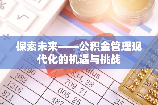 大姚探索未来——公积金管理现代化的机遇与挑战