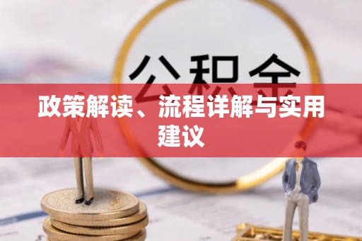 大姚政策解读、流程详解与实用建议
